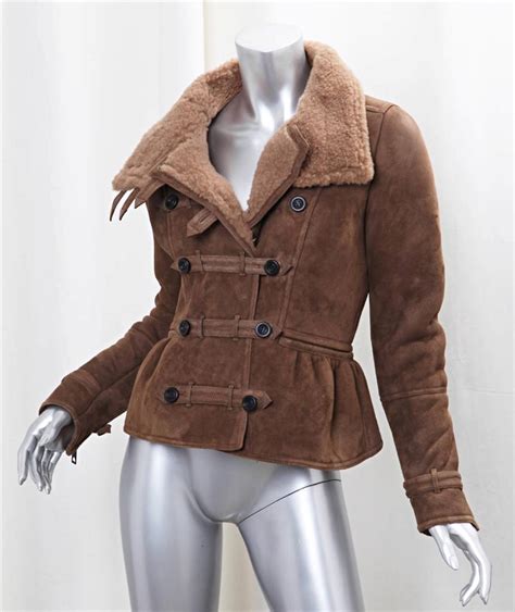 burberry sheepskin coat|Burberry sheepskin long coat.